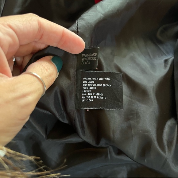 Black Rivet Classic Black Trench Coat. Size 2x. - Picture 7 of 9